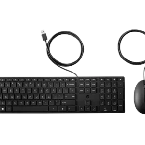 HP Keyboard and Mouse 320MK, Wired Desktop