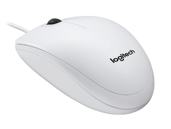 Logitech Mouse USB B100 Optical Business, White